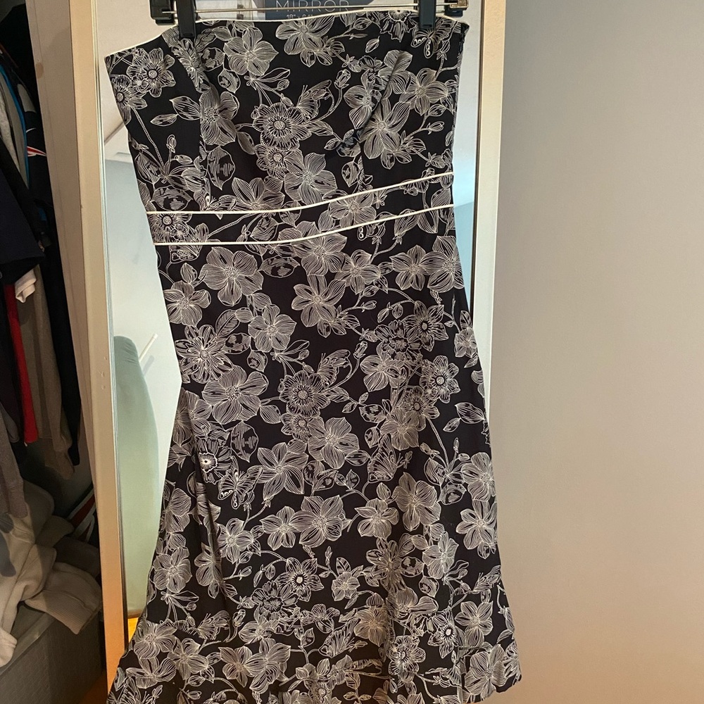 Ann Taylor Loft strapless cocktail dress